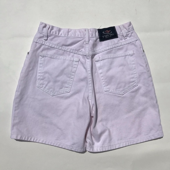 Vintage Jean Shorts High Waist Mom Jeans Large 29 - Picture 3 of 5